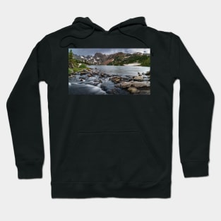 Lake Isabelle and Mountain Stream Hoodie